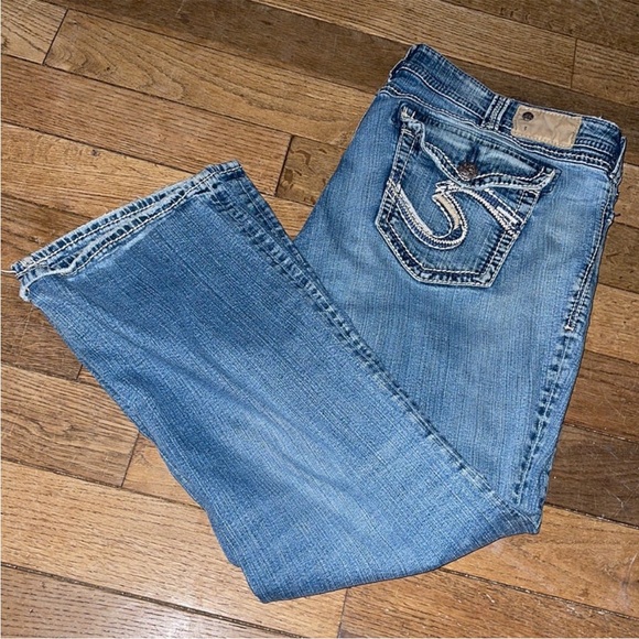 Silver Bootcut Jeans - Picture 2 of 2